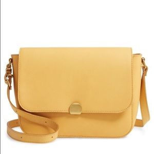 Madewell The Abroad Shoulder Bag Nectar Gold